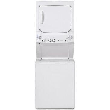 GE Appliances Unitized Spacemaker 3.8 DOE Cu. Ft. Washer and 5.9 Cu. Ft. Electric Dryer in White, , large