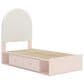 Ashley Wistenpine Twin Upholstered Panel Bed with 2 Storage Units, , large