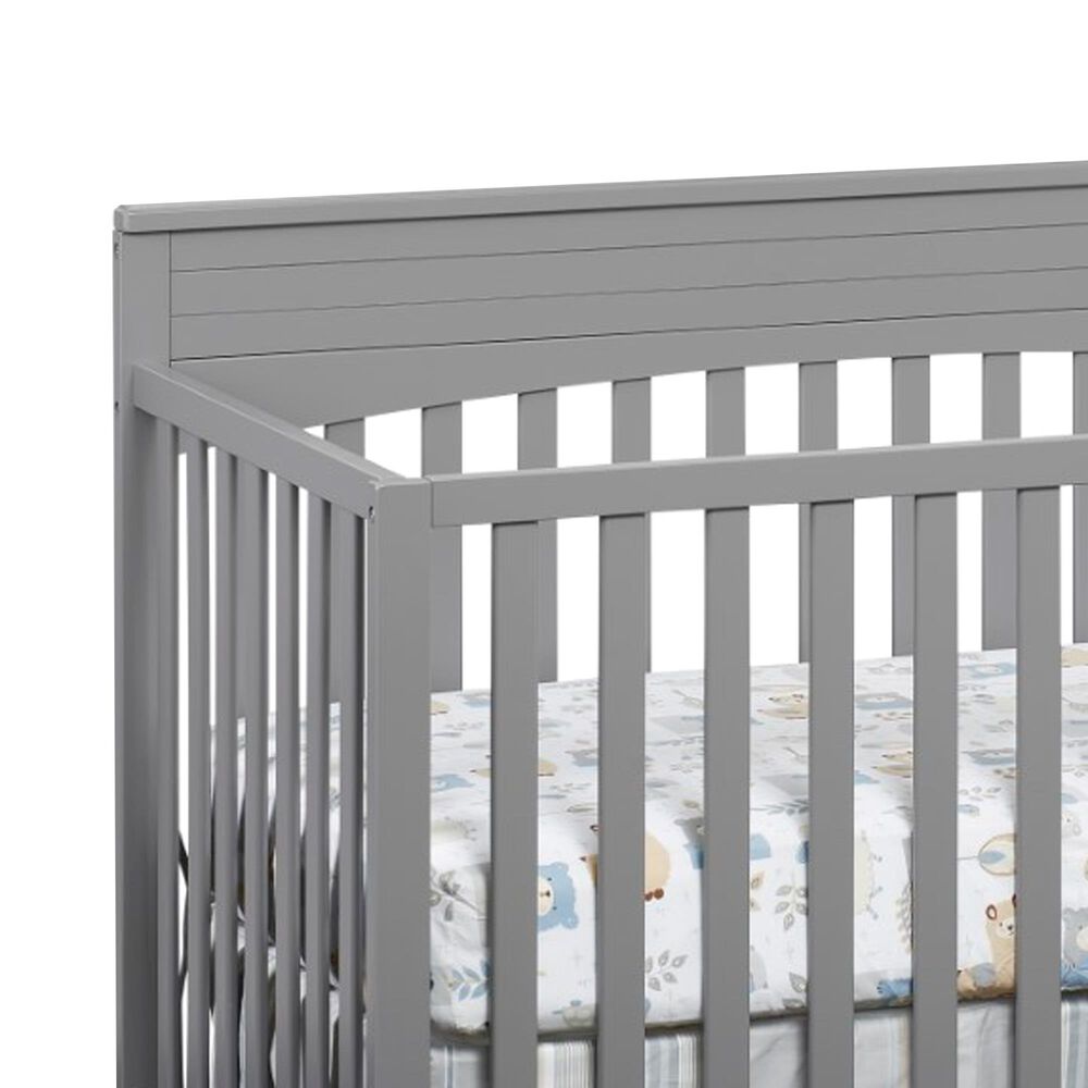 Oxford Baby Harper 4-In-1 Convertible Crib in Dove Grey, , large