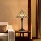 Cal Lighting 26" Tiffany Table Lamp in Matt Black, , large