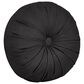 J. Queen New York Messina 15" Round Throw Pillow in Black, , large