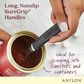 Anolon 4-Piece Magnetic Measuring Spoon Set in Stainless Steel, , large
