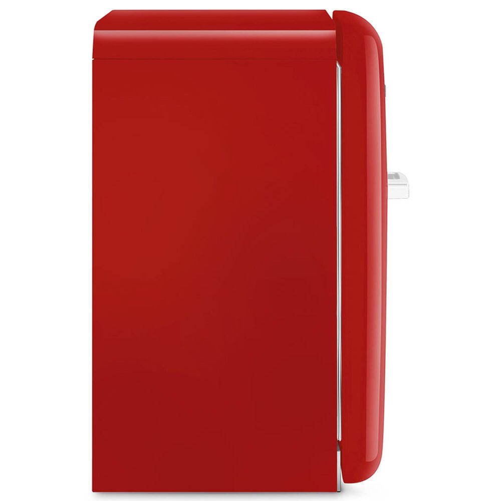 SMEG 4.48 Cu. Ft. Freestanding Compact Refrigerator with Right Hinge in Red, , large