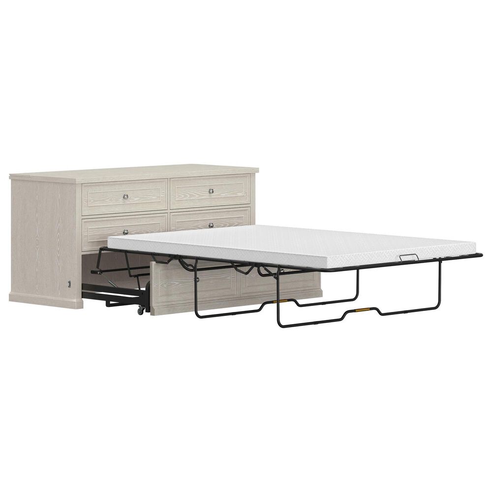 Richlands Furniture Soren 4-Drawer Dresser with Queen Convertible Bed in Whitewash, , large