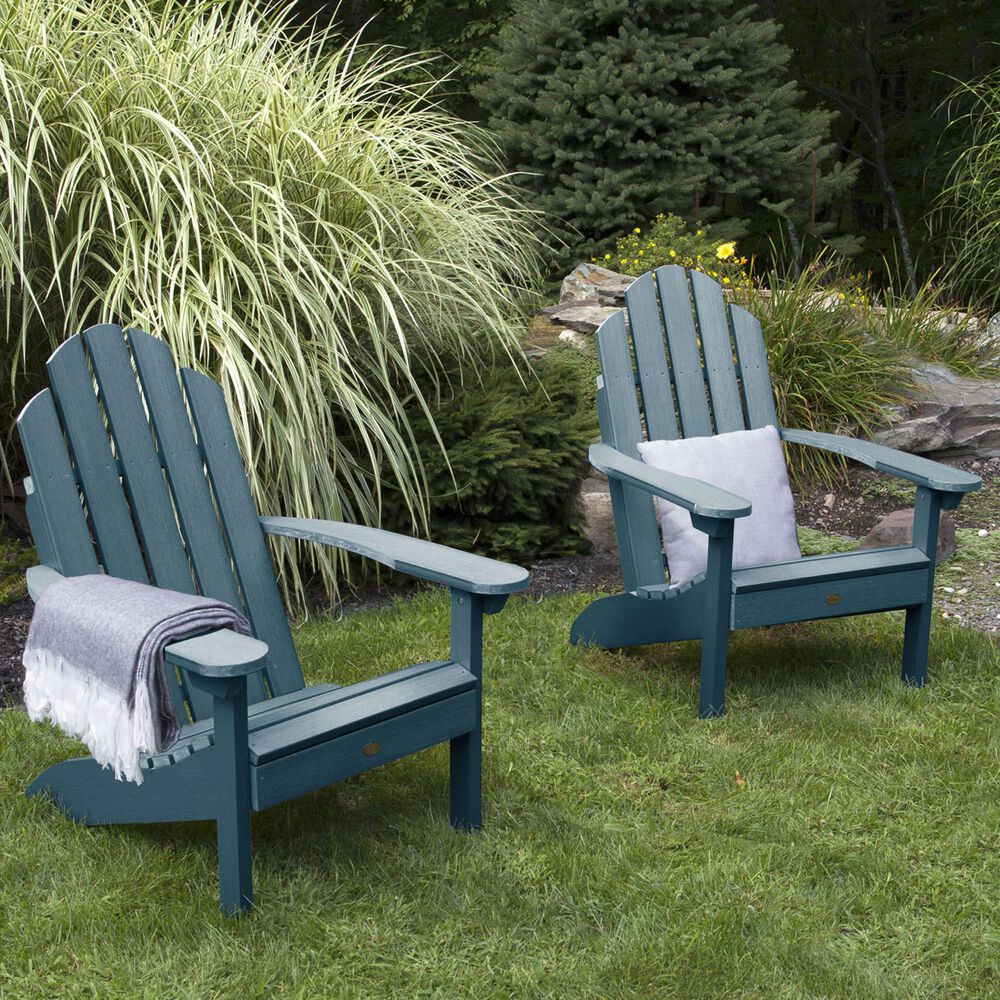 Highwood USA Classic Westport Adirondack Chair in Nantucket Blue (Set of 2), , large