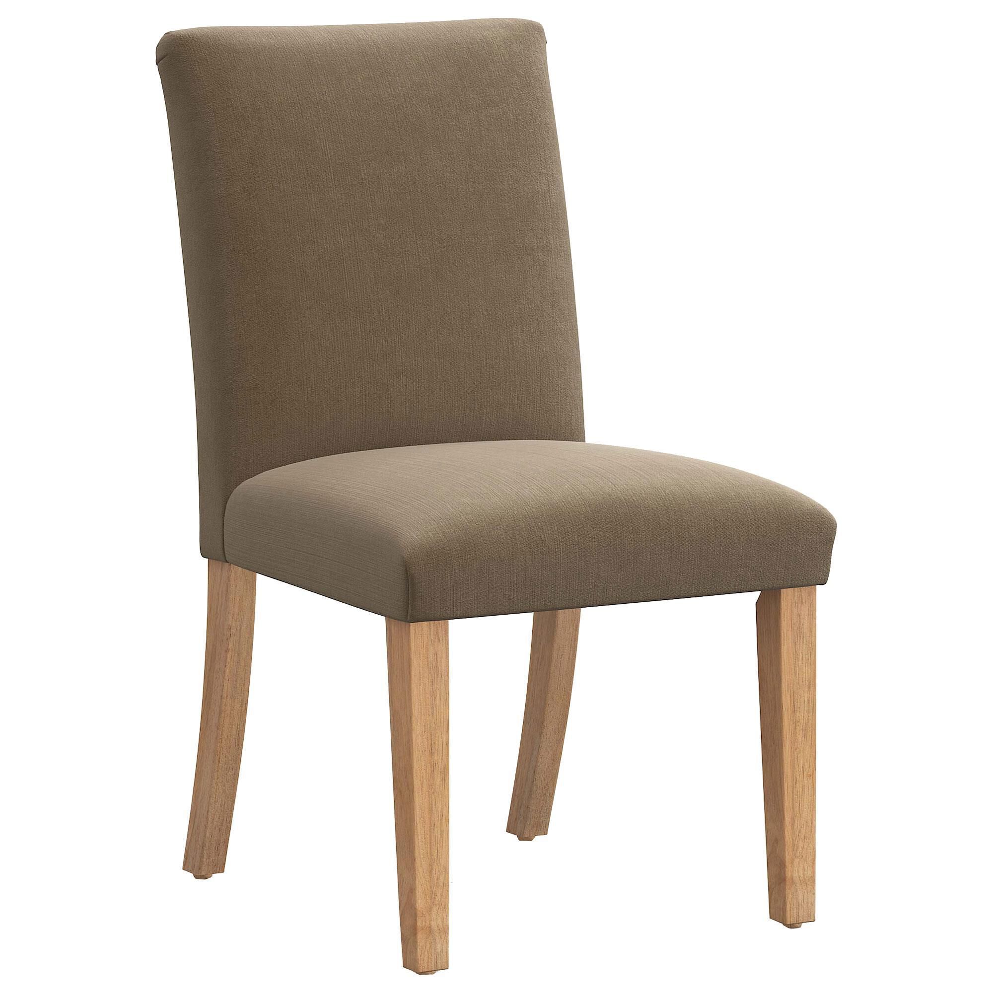 Skyline Furniture Lorraine Dining Side Chair in Titan Walnut NFM