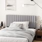 HOMLUX Roanne Full Upholstered Tufted Headboard in Glacier, , large