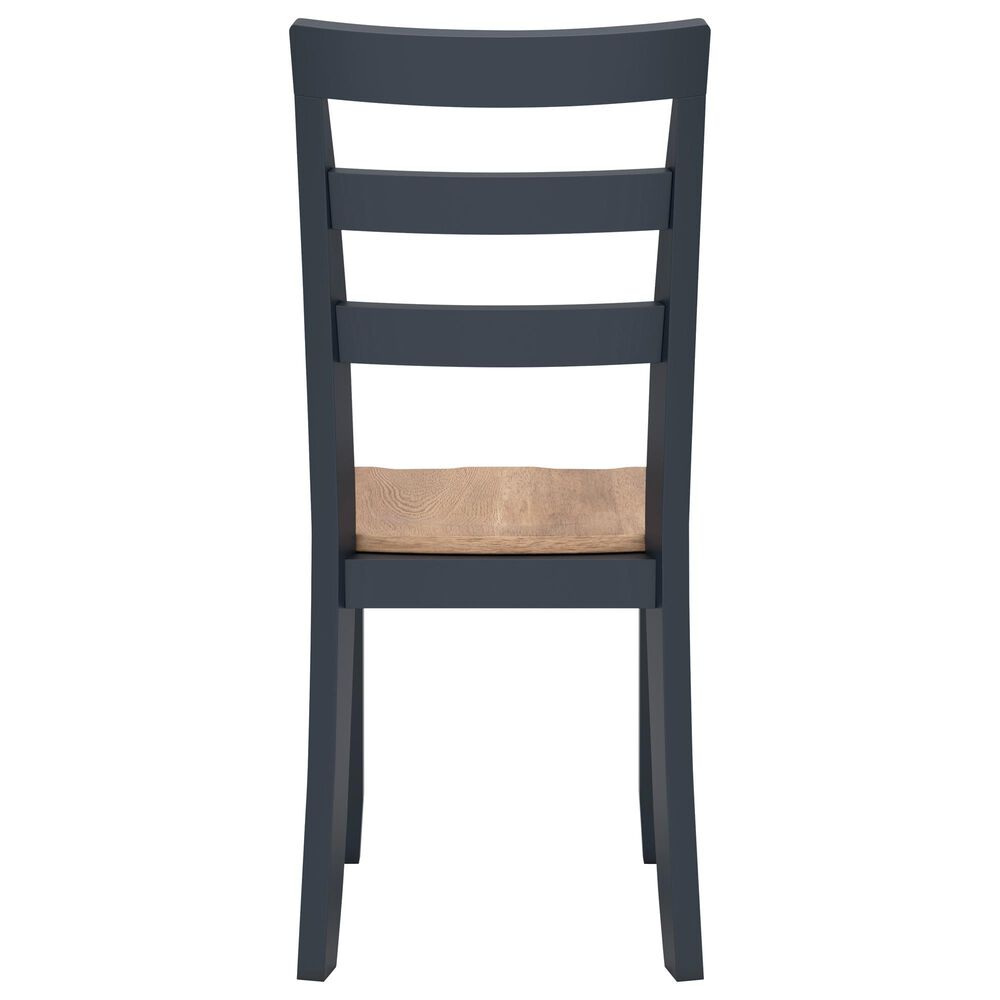 Ashley Gesthaven Side Chair in Light Natural and Dark Slate Blue, , large