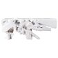 Phillips Collection Freeform Console Table in Gel Coat White, , large