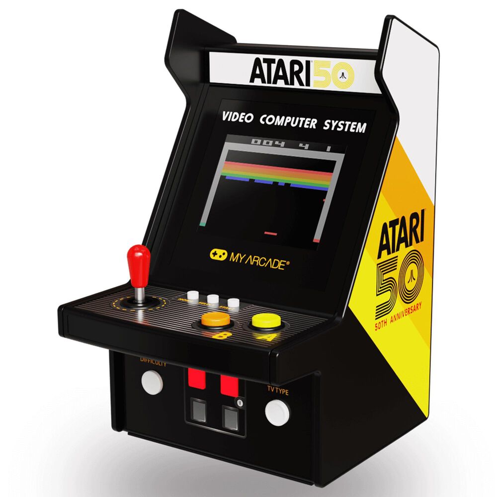 My Arcade Atari Micro Player Pro Portable Retro Arcade in Multicolor, , large