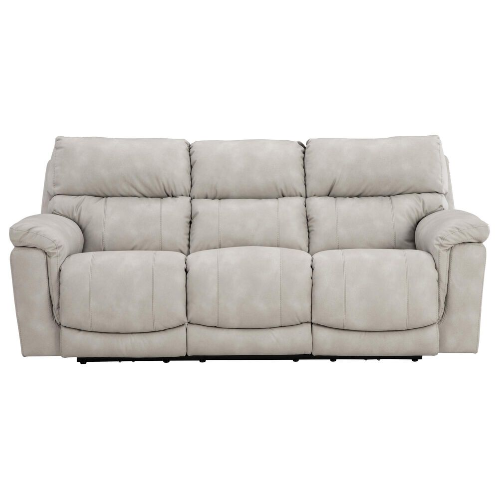 HomeStretch Cosmo Triple Power Reclining Sofa in Omnipotent Taupe, , large