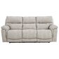 HomeStretch Cosmo Triple Power Reclining Sofa in Omnipotent Taupe, , large