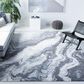 Safavieh Craft CFT844M 8" x 10" Blue and Grey Area Rug, , large