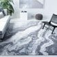 Safavieh Craft CFT844M 8" x 10" Blue and Grey Area Rug, , large