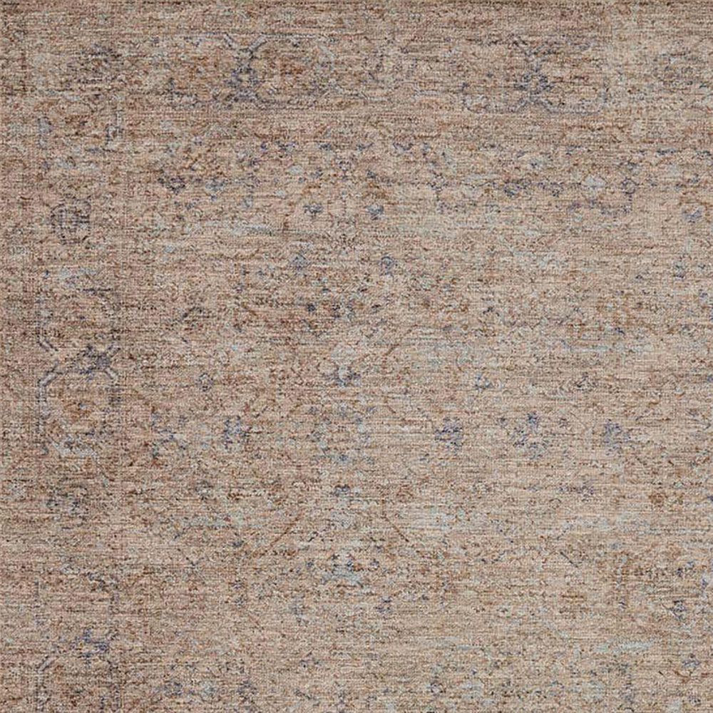 Angela Rose Blake 4&#39; x 5&#39;7&quot; Taupe and Blue Area Rug, , large
