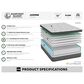 Harvest Sleep Jasmine Plush Pillow Top Queen Mattress in a Box, , large