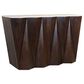 Flair Industries Console Table in Cocoa Brown and White, , large