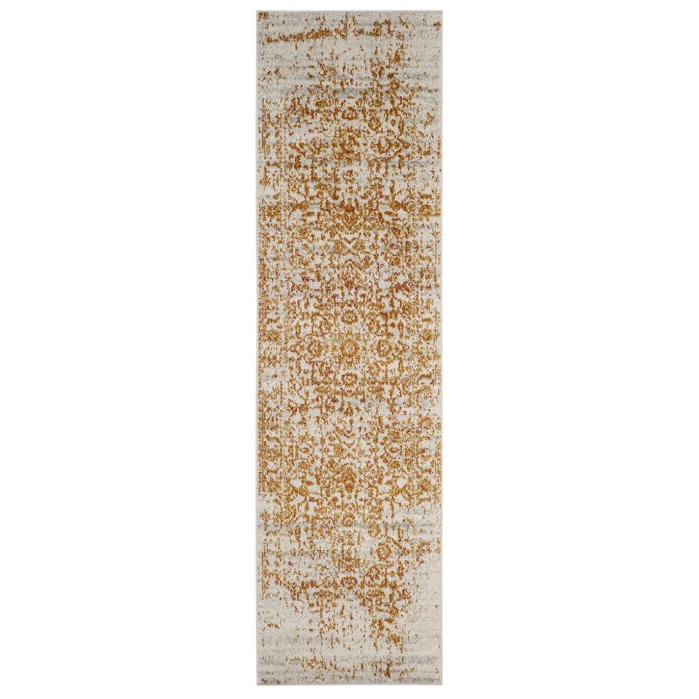 Safavieh Madison MAD607K 2"2" x 12" Cream and Orange Runner, , large