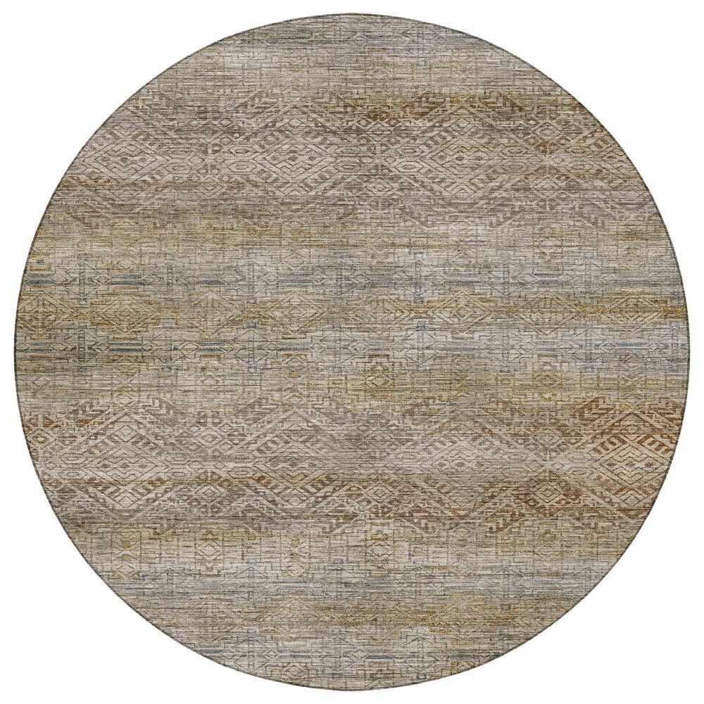 Dalyn Rug Company Vico VC8 Linen 8" Round Area Rug, , large