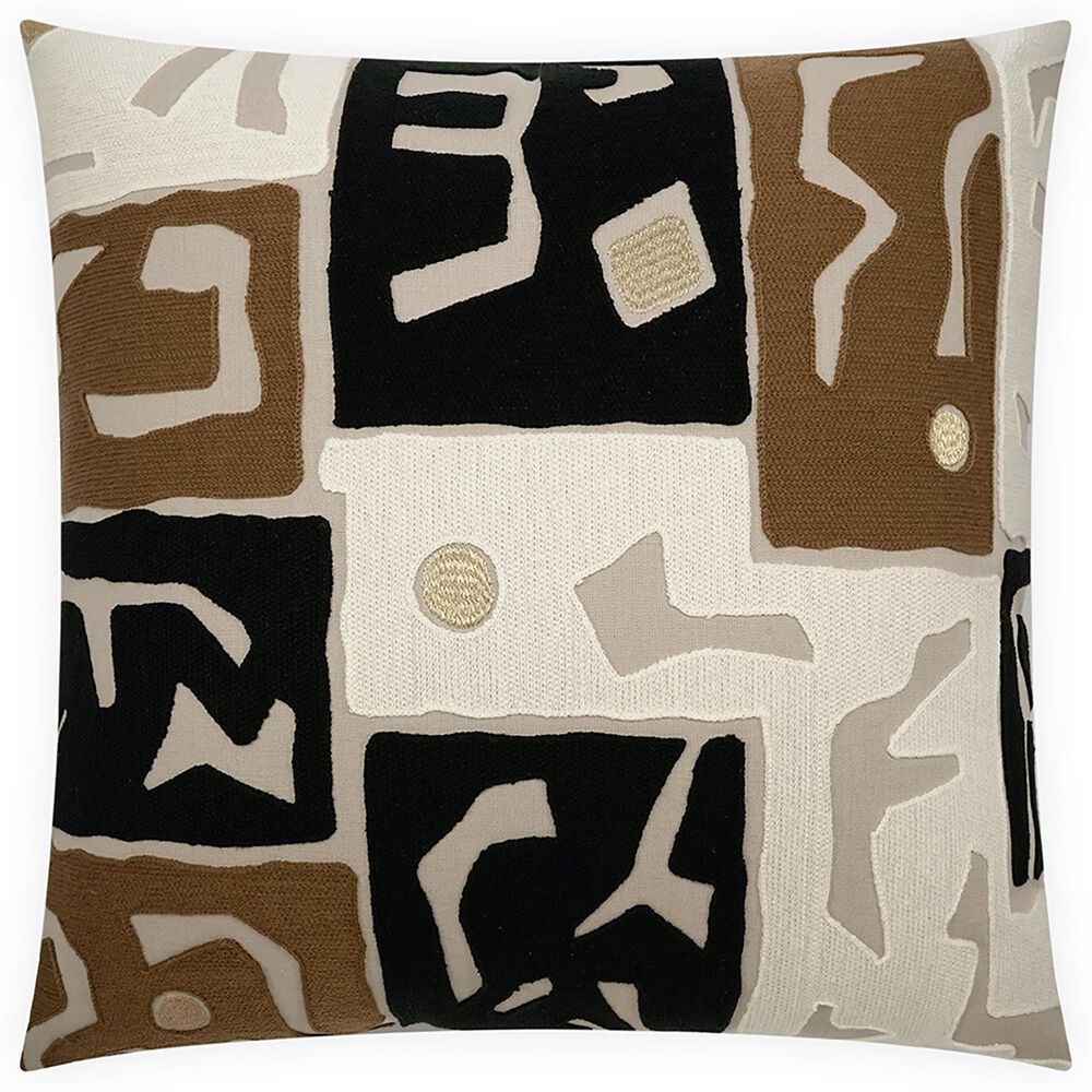 D.V.Kap Inc Colossi 24" x 24" Throw Pillow in Natural, , large