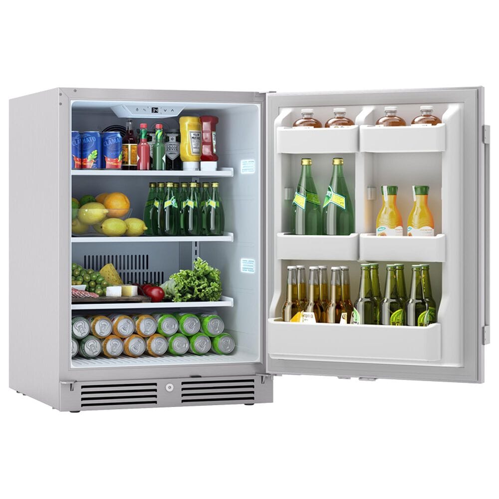 Zephyr 5.6 Cu. Ft. Indoor/Outdoor Compact Refrigerator in Stainless Steel, , large