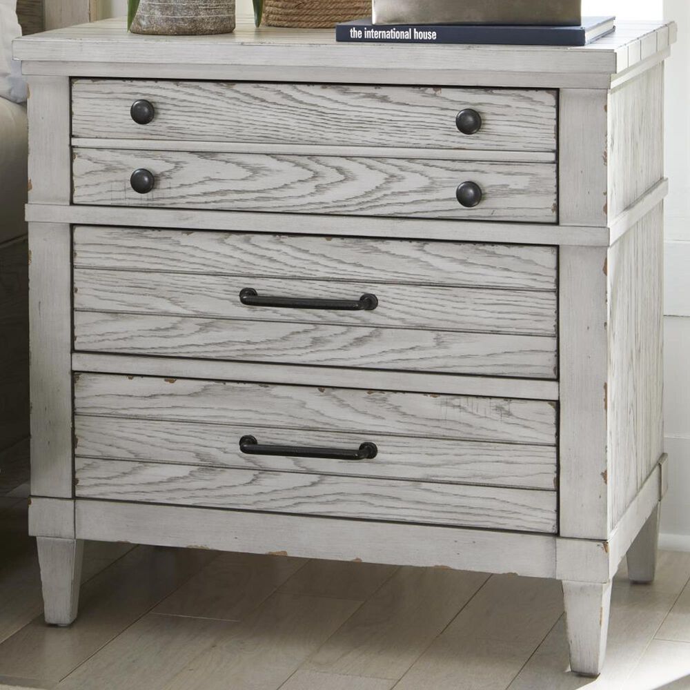 Legacy Classic Belhaven 3-Drawer Nightstand in Weathered Plank, , large