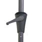 CorLiving 9" Black Tilt Market Umbrella with Black Base, , large