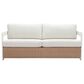 Zuo Modern Gelo Sofa in White and Brown, , large