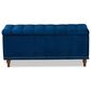 Baxton Studio Kaylee Storage Ottoman Bench in Navy Blue, , large