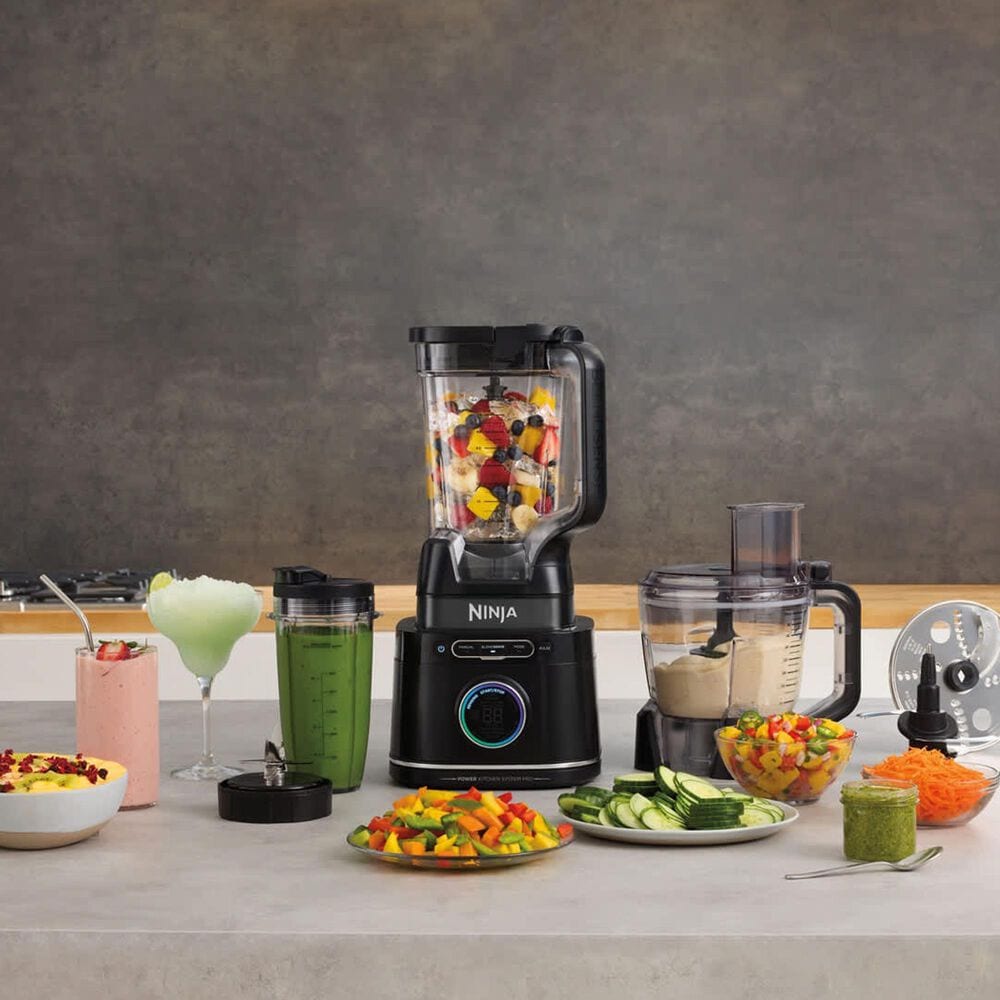 Shark Detect Kitchen System Power Blender Plus Processor Pro with BlendSense Technology in Black, , large