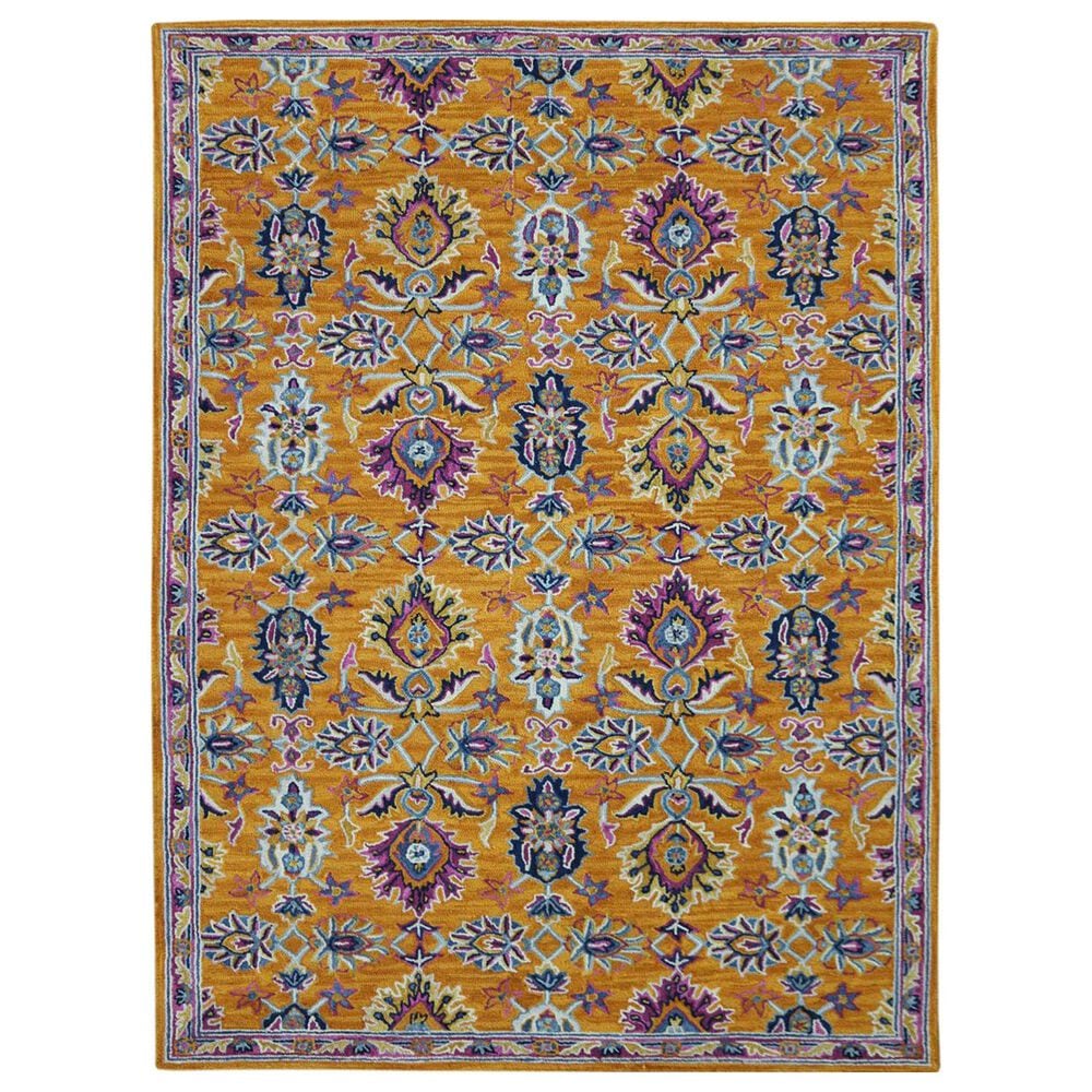 Amer Rugs Boho 2" x 3" Orange Area Rug, , large