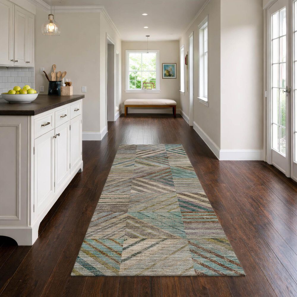 Dalyn Rug Company Nexus NX2 Teal 2'3" x 7'6" Runner, , large