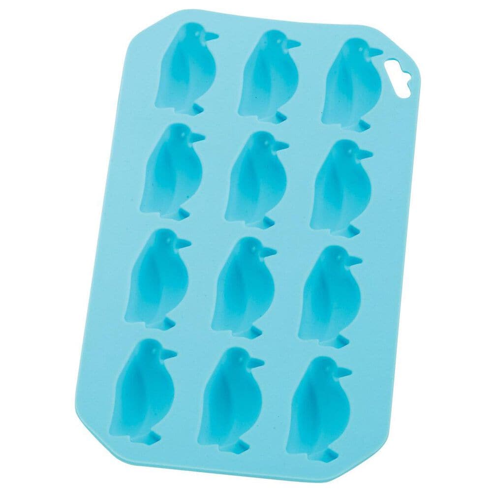 HIC Kitchen Penguin Ice Tray and Baking Mold in Torquoise Blue, , large