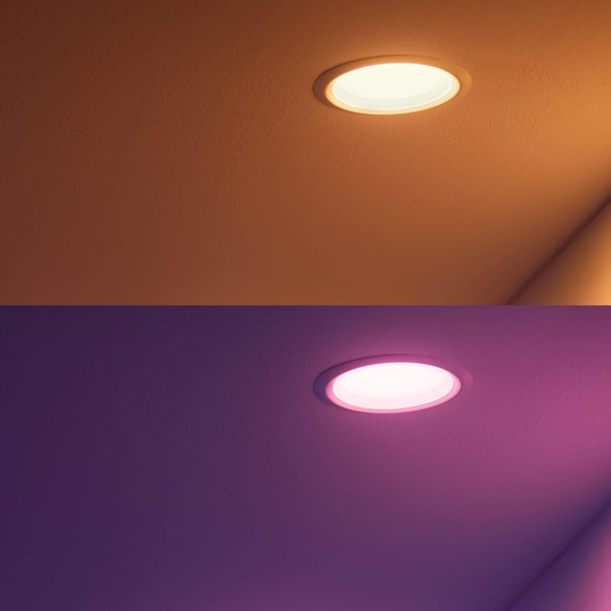 Philips hue recessed outlet color