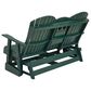 Ashley Shell Beach Loveseat Glider in Green, , large