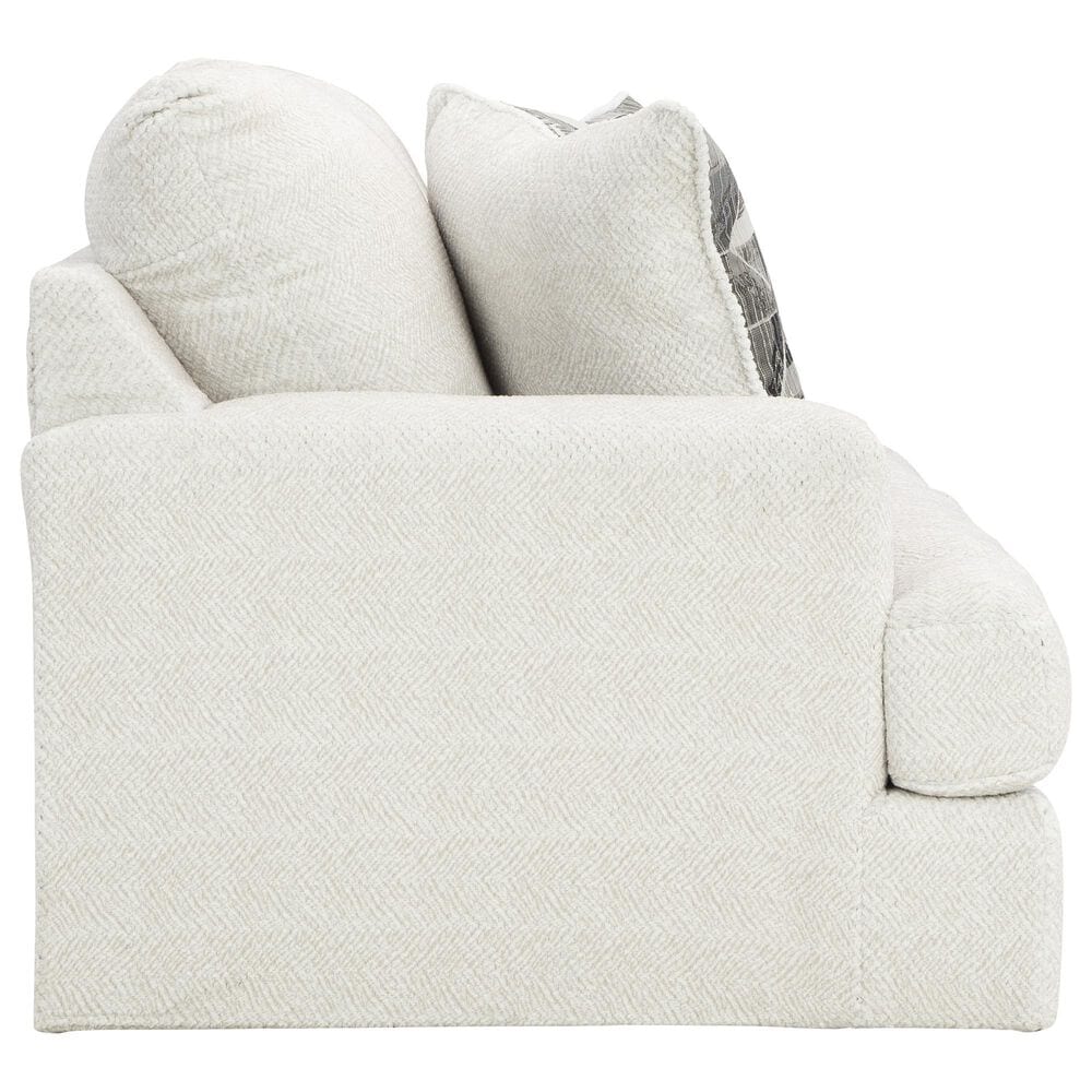 Ashley Karinne Stationary Sofa and Loveseat Set in Linen, , large
