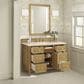 James Martin Vanities Lorelai 48" Single Vanity in Light Natural Oak with 3 cm Eternal Marfil Quartz Top, , large