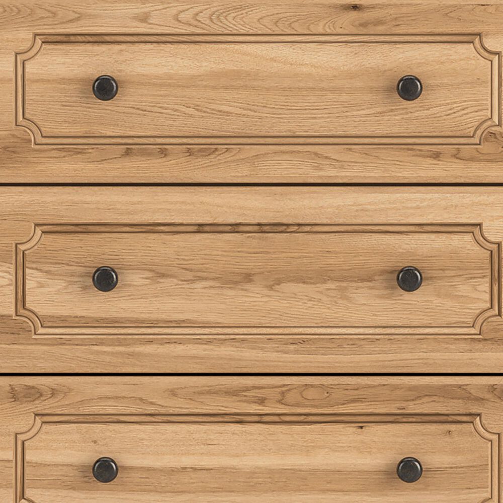 Ashley Aleaport 5-Drawer Chest in Warm Brown, , large