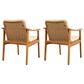 Hearth and Haven Outdoor Dining Chair in Beige (Set of 2), , large