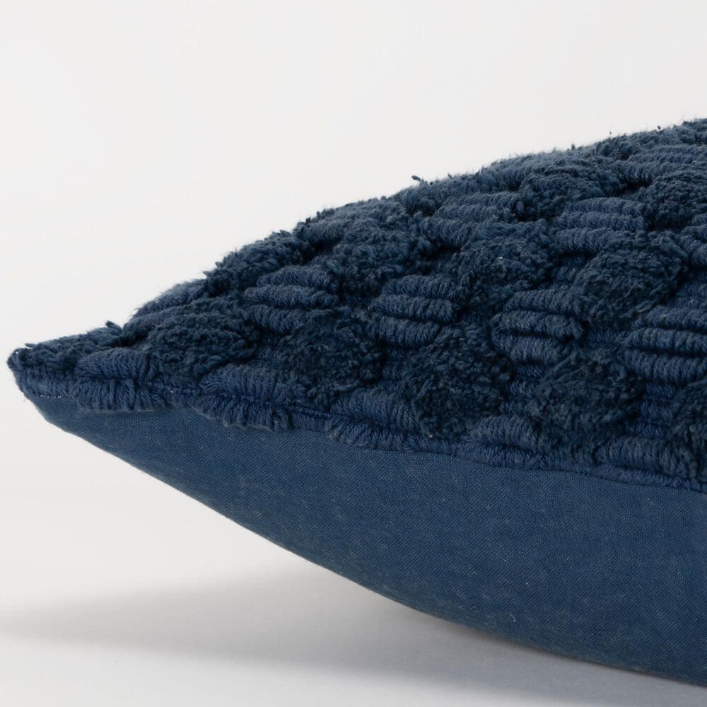 Rizzy Home 20&quot; x 20&quot; Transitional Down Filled Throw Pillow in Blue, , large