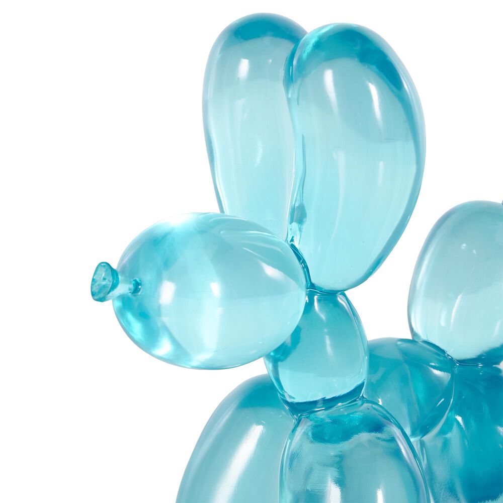 Maple and Jade Dog Tinted Balloon Decorative Sculpture in Light Blue, , large