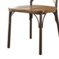 Furniture of America Alford Side Chair in Natural Elm and Bronze (Set of 2), , large