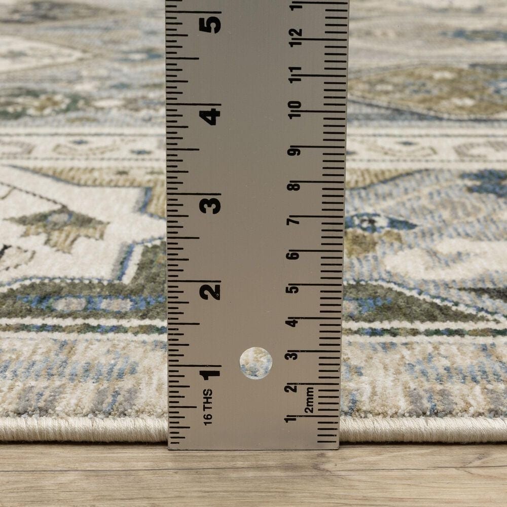 Oriental Weavers Hastings HA04U 5&#39;3&quot; x 7&#39;6&quot; Ivory Area Rug, , large