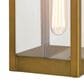 Vaxcel Kinzie 14.25" 1-Light Outdoor Wall Sconce in Vintage Brass, , large