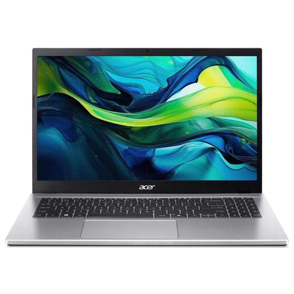 Acer Aspire Go 15 15.6" Laptop | AMD Ryzen 7 5825U - 32GB RAM - AMD Radeon Graphics - 1TB SSD in Silver, , large