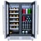 Elica 4.8 Cu. Ft. French Door Beverage and Wine Center in Stainless Steel, , large