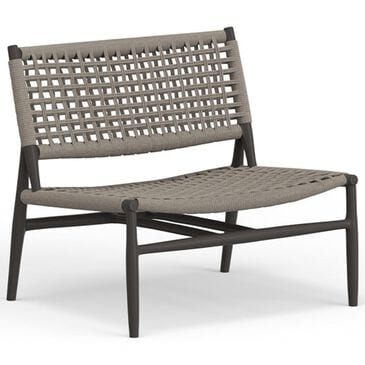 Sunset West Grigio Patio Accent Chair in Graphite and Stone Grey, , large