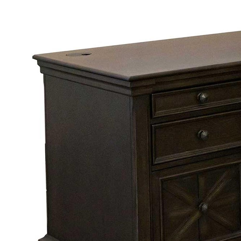 Wycliff Bay Kingston L-Shaped Desk with Return in Slate, , large