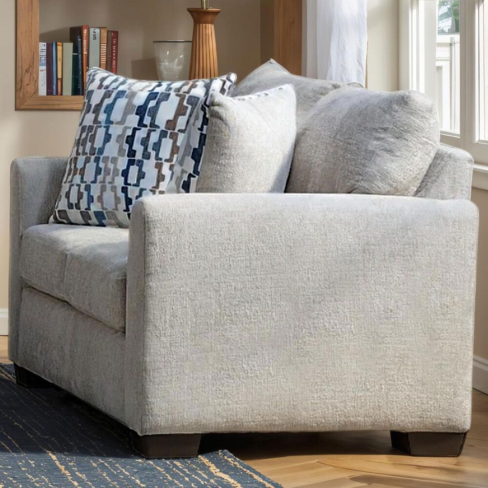 Northwestern Franz Stationary Loveseat in Parchment, , large