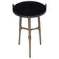 Classic Home Halley Accent Table in Black and Antique Gold, , large